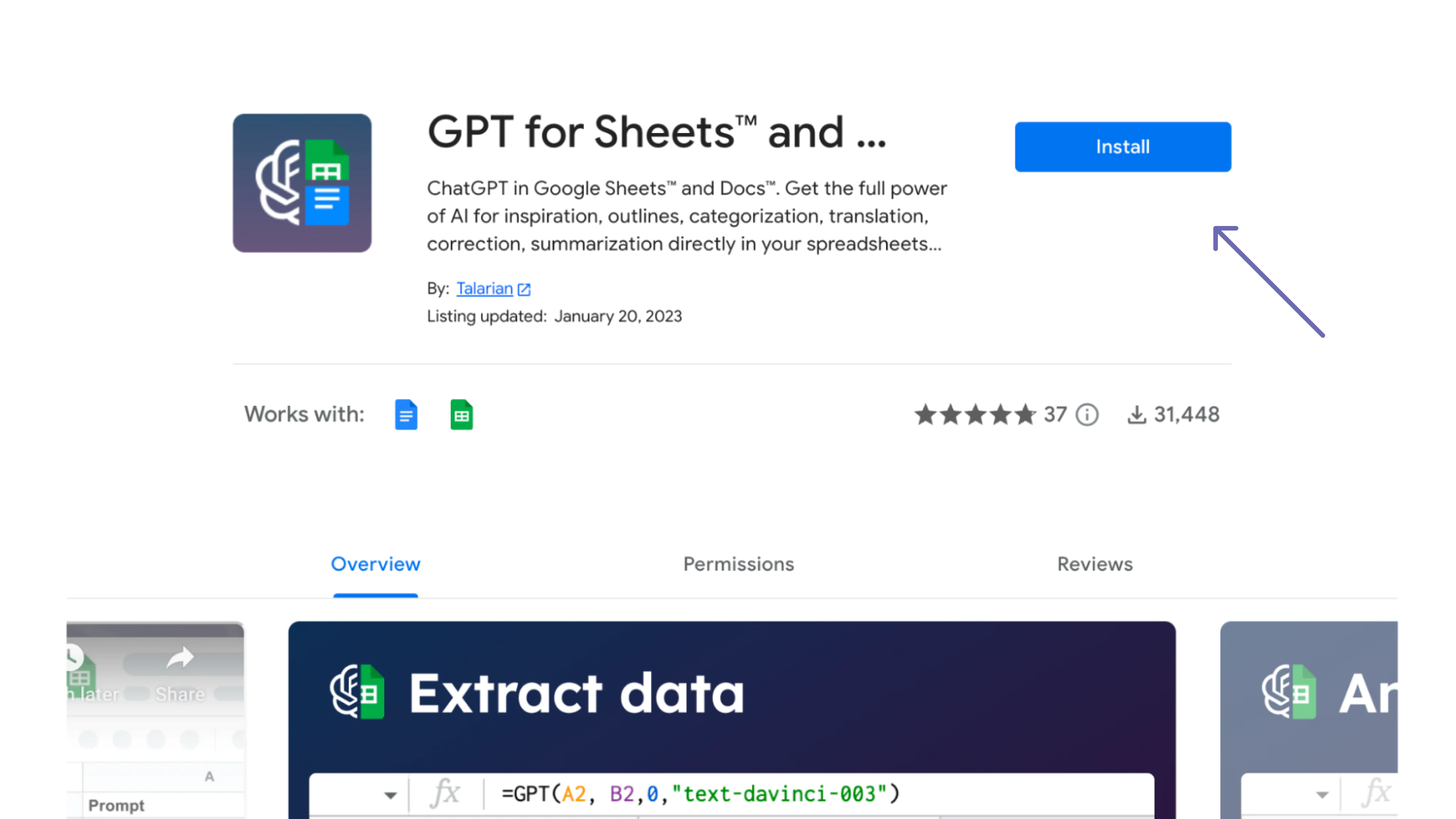 Outreach Emails in GPT for Sheets - getmentioned